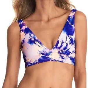 Maaji Womens Reversible Deep V Fixed Halter Swimsuit Bikini Top | Desertcart